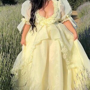 Selkie - Marie Dress in a soft Yellow